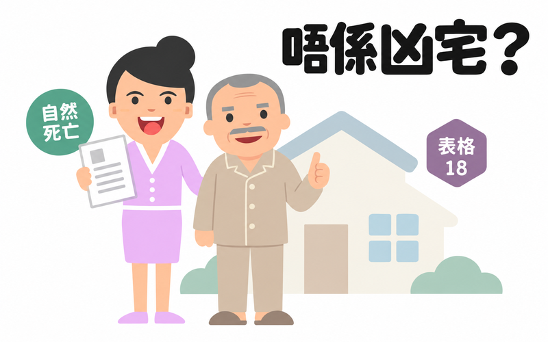 唔係凶宅？自然死亡 表格 18